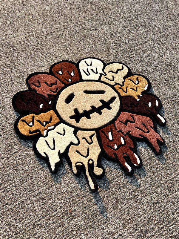 Hypebeast Melting Flower Rug - Image 2