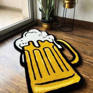 Beer Mug Rug By The Taj Rugs