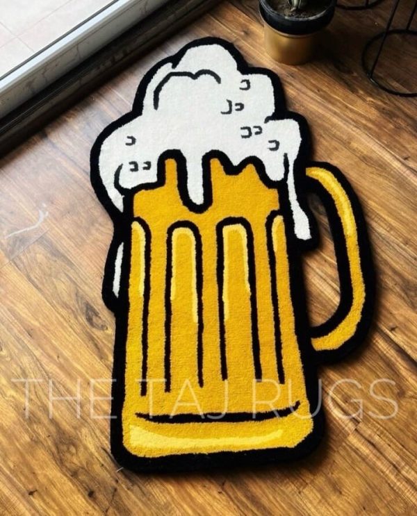 Beer Mug Rug By The Taj Rugs - Image 2