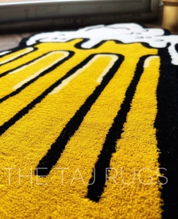 Beer Mug Rug By The Taj Rugs - Image 3