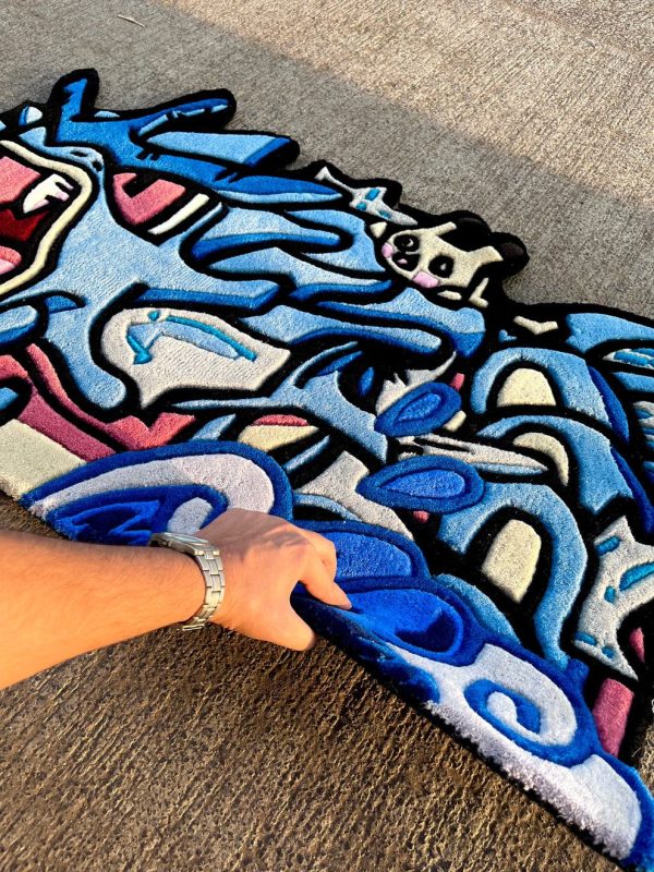 Poke Electric And Water Type Rug By The Taj Rugs - Image 2