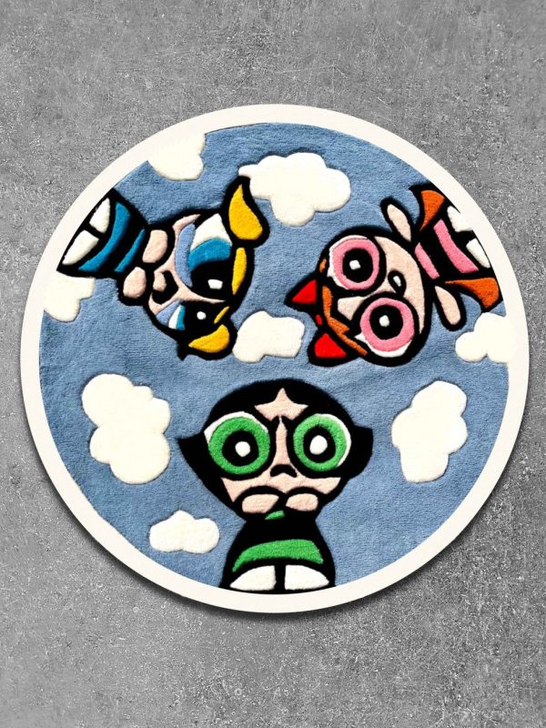 Powerpuff Rug By The Taj Rugs