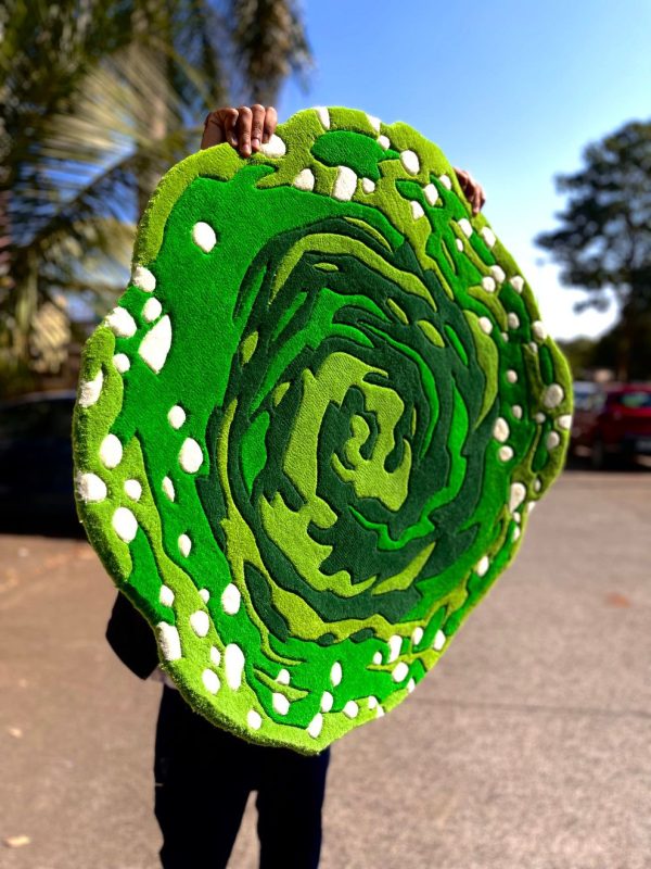 Rick And Morty Portal Rug By The Taj Rugs - Image 3