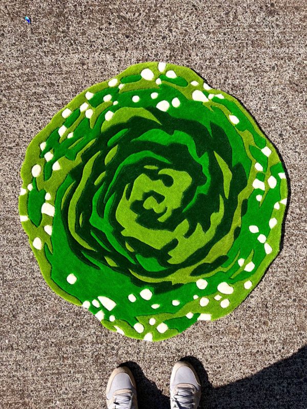 Rick And Morty Portal Rug By The Taj Rugs - Image 5