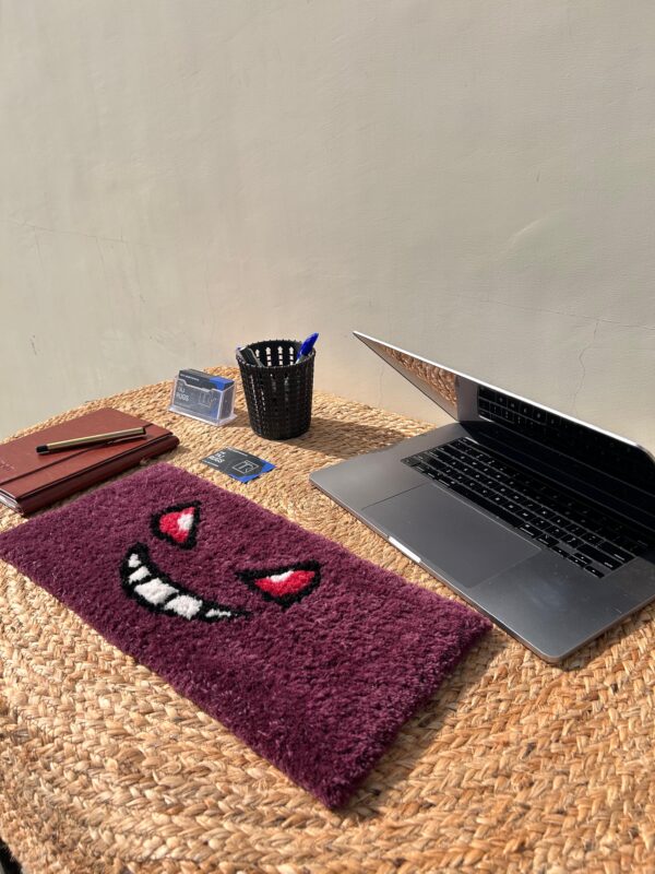 Ghost-Inspired Keyboard Rug