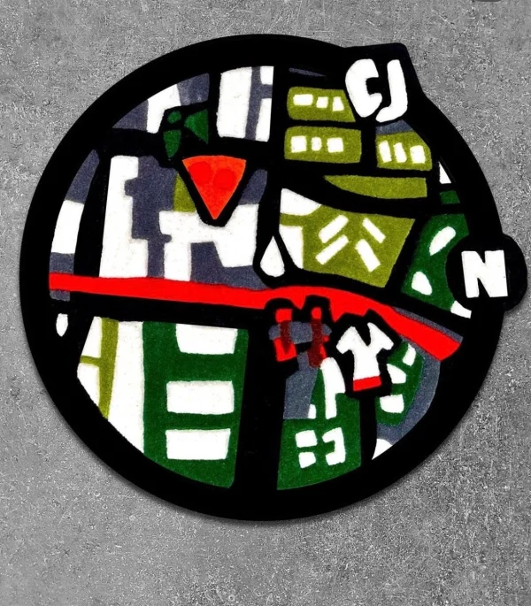 Urban Streets Map Rug - Inspired by San Andreas