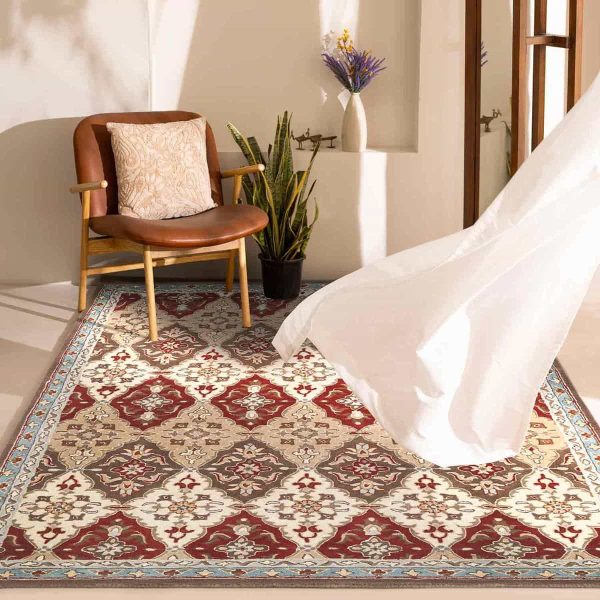 Handwoven Carpet by the taj rugs