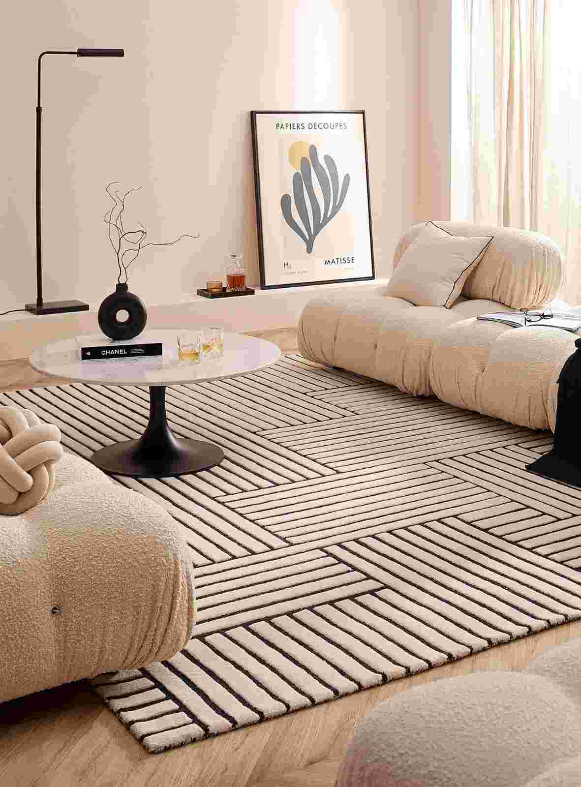 VModern Handtufted Carpet By The Taj Rugs