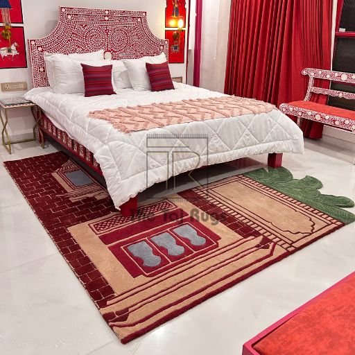 Handtufted rug by the taj rugs